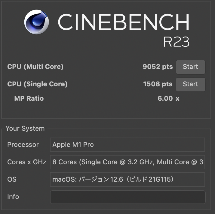 14インチMacBook Pro （M1 Pro）（8コアCPU） 10