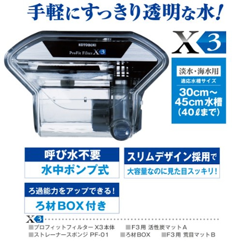 プロフィットフィルターX3 3