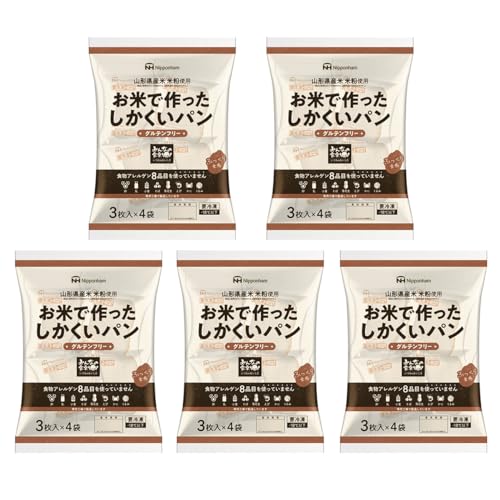 お米で作ったしかくいパン 1