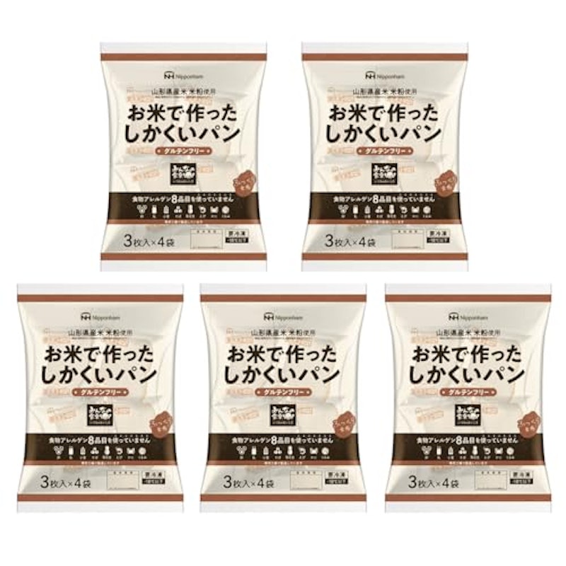 お米で作ったしかくいパン 1