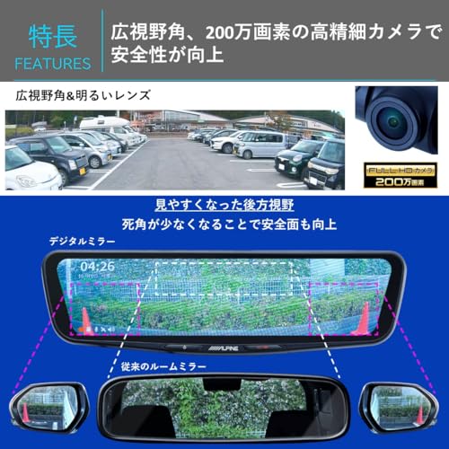 12インチデジタルミラー 4