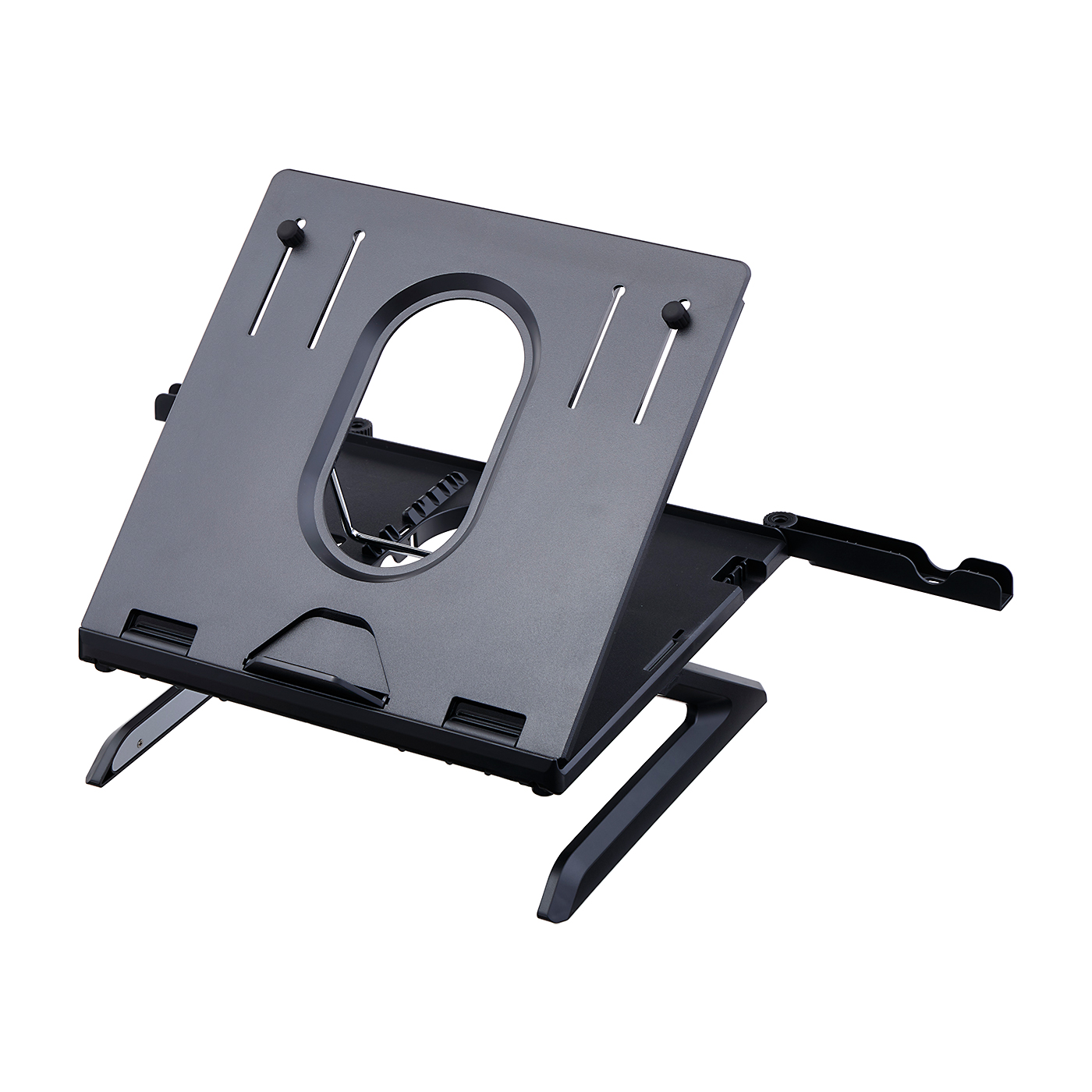 エレコム 折りたたみノートPCスタンド（8段階・脚付） PCA-LTSH8BKを