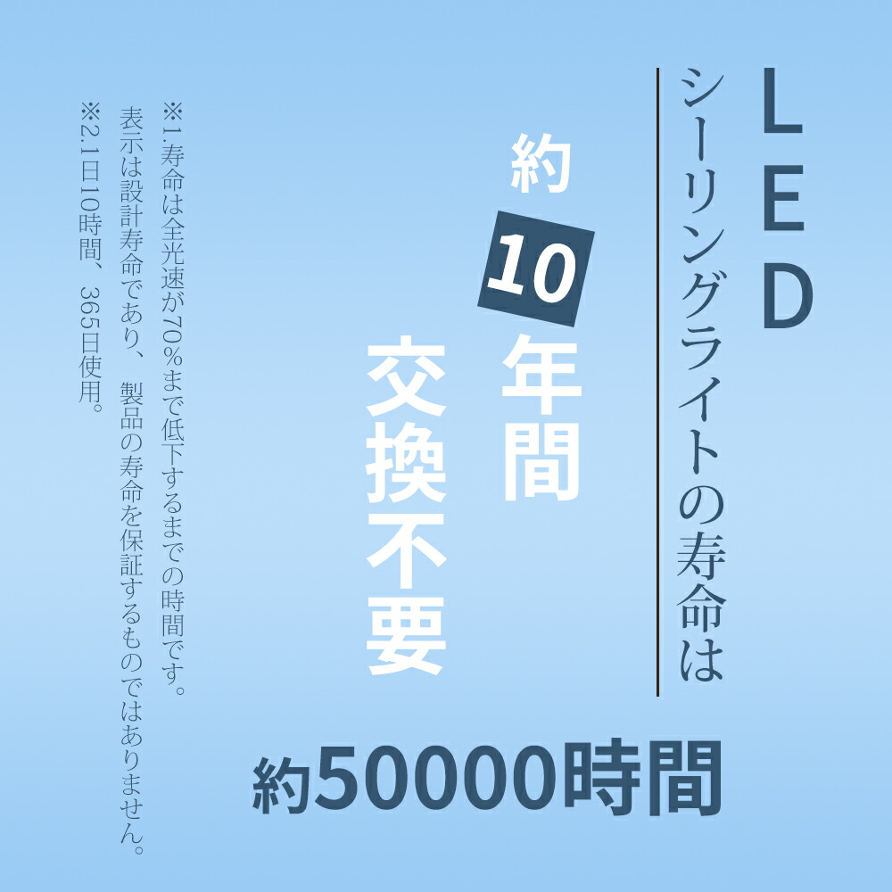 LED小型シーリングライト 7