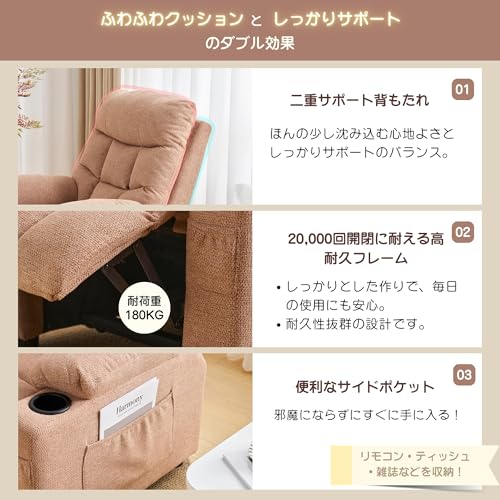 リクライニングゲーミングチェア 5