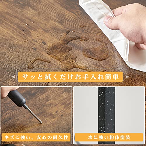 ラック付きL字デスク 8