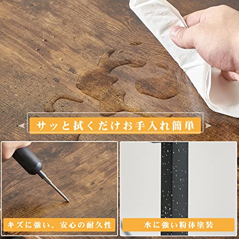 ラック付きL字デスク 8