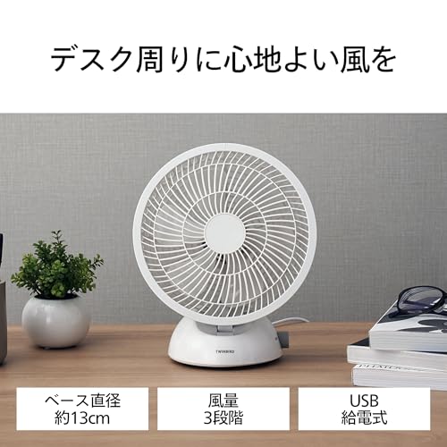 USB給電式デスクファン 2