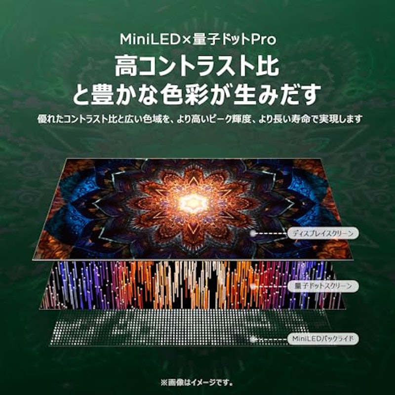4K量子ドットMini LED 液晶テレビ 3