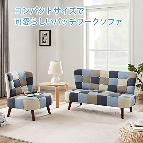1人掛けパッチワークソファ 8