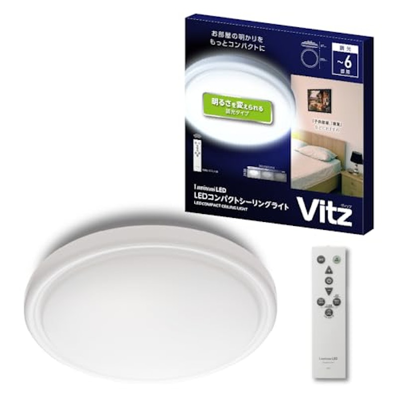 LEDコンパクトシーリングライト Vitz 1