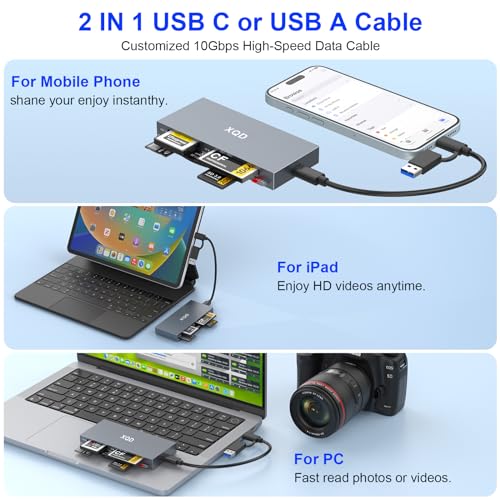 6 in 1 XQD Card Reader 4