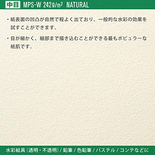 ヴィフアール水彩紙スケッチブック 中目 4