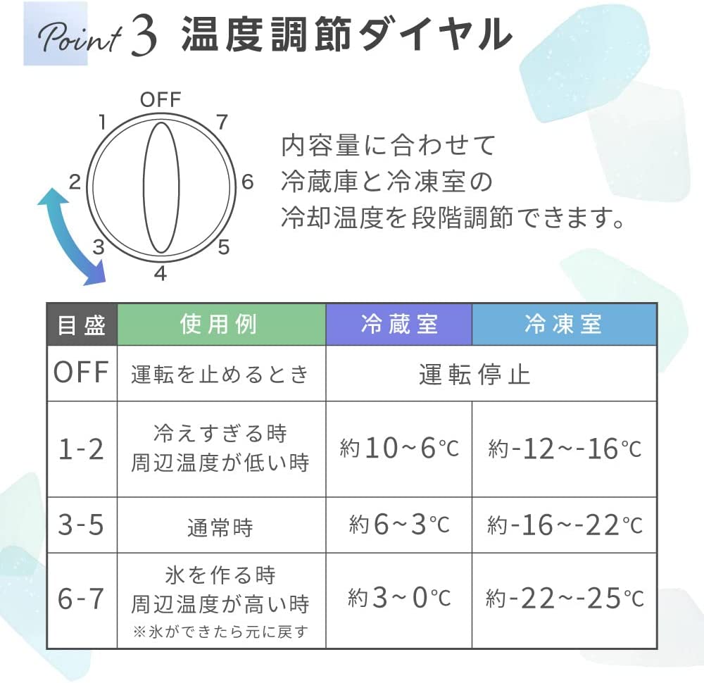 2ドア冷凍冷蔵庫 6
