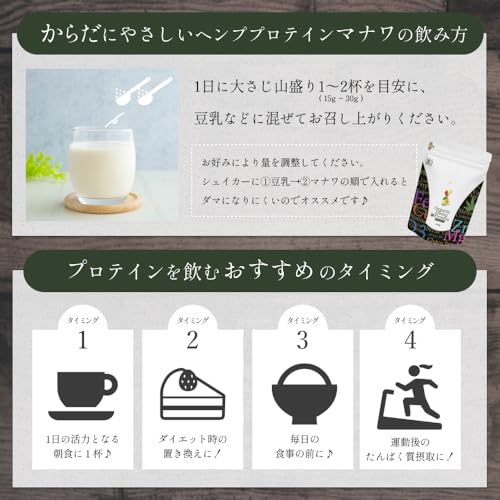 オーガニックヘンププロテインMANAWA 6