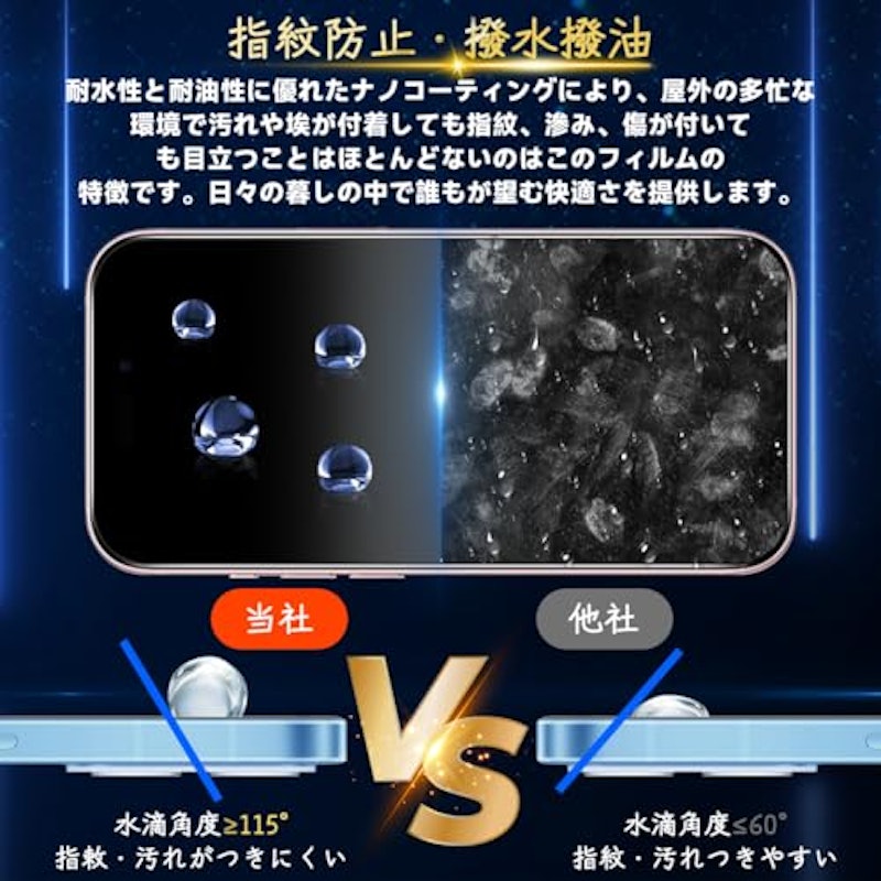iPhone15 ガラスフィルム 4
