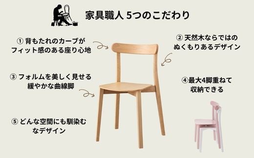 Coccole  ダイニングチェア 2