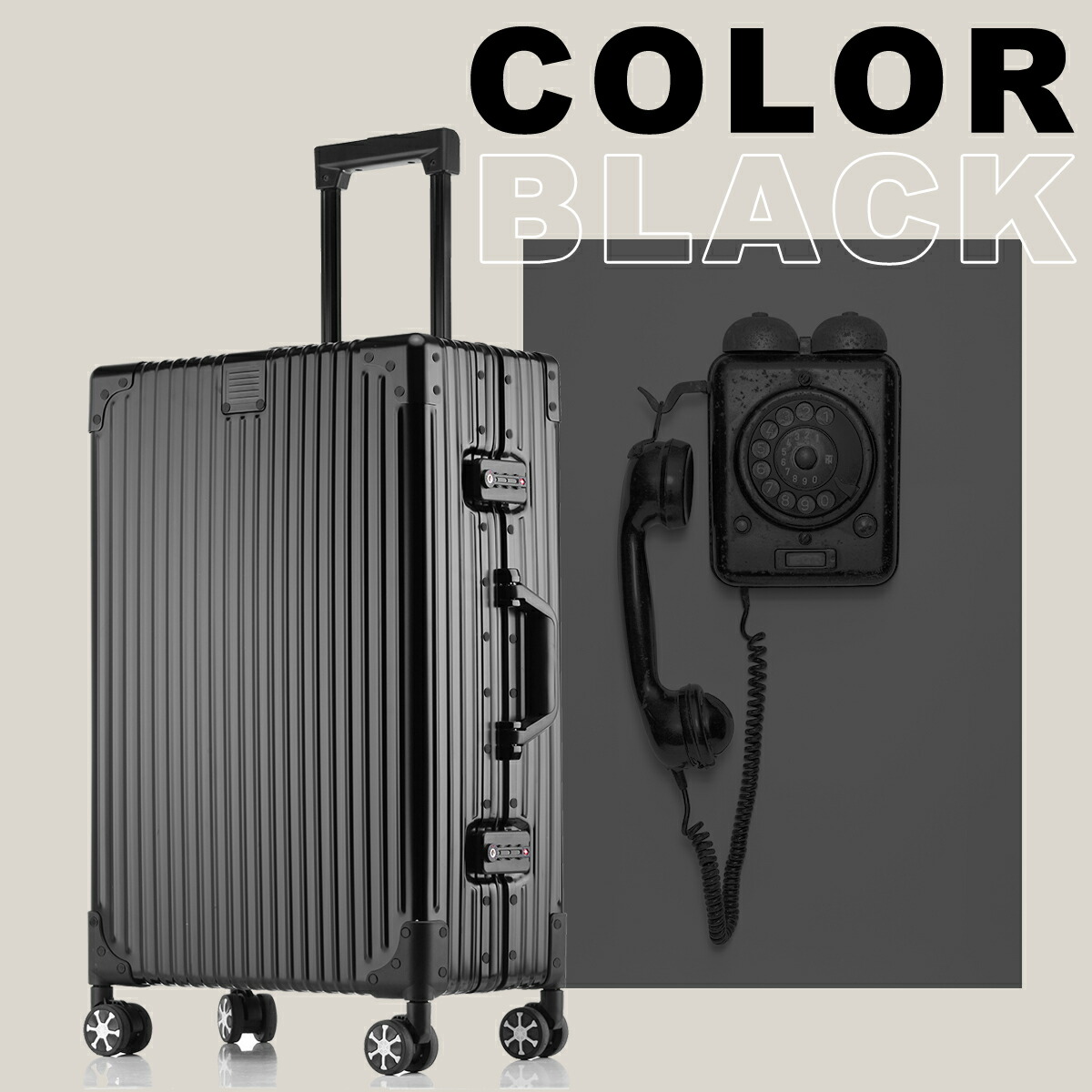 Aluminum body suitcase 3