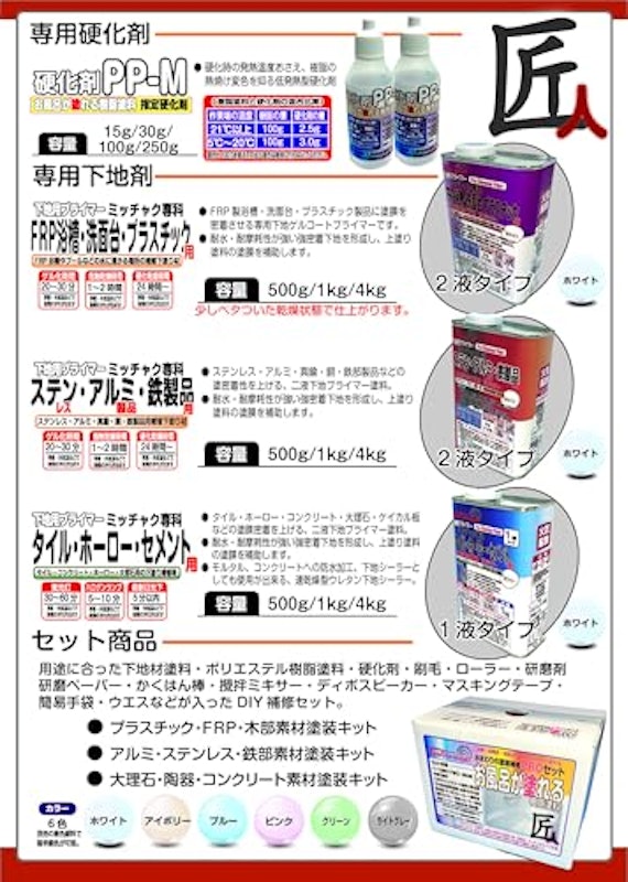 かんたん2液塗料ミッチャク専科 下地プライマー 2