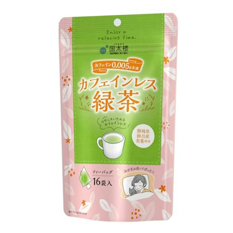 カフェインレス緑茶三角TB 1