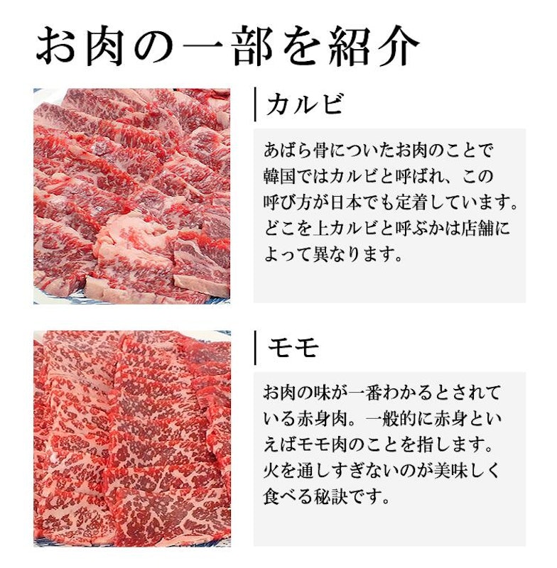 鹿児島黒牛 お任せ焼肉セット 5