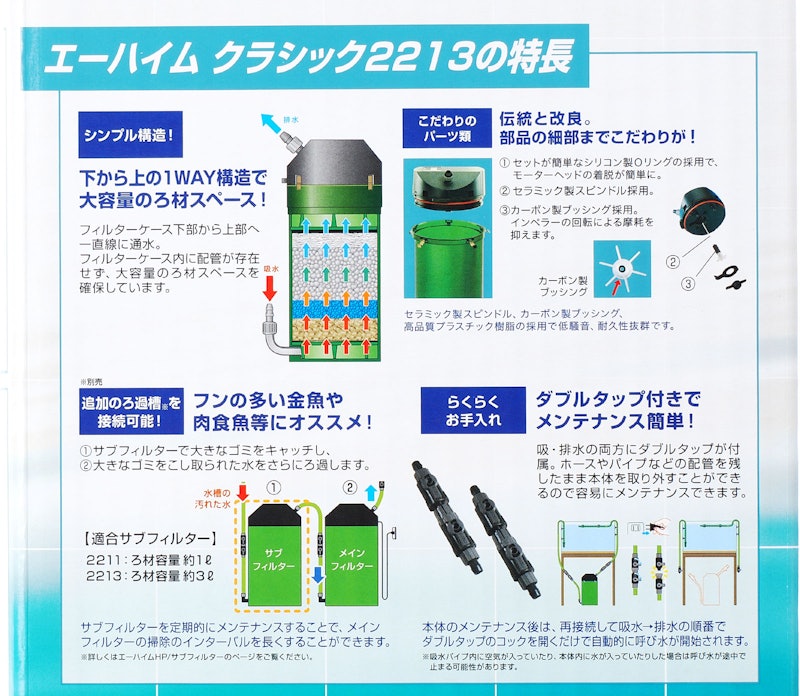 エーハイム クラシックフィルター 3