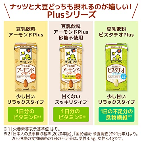豆乳飲料 アーモンドPlus 砂糖不使用  7