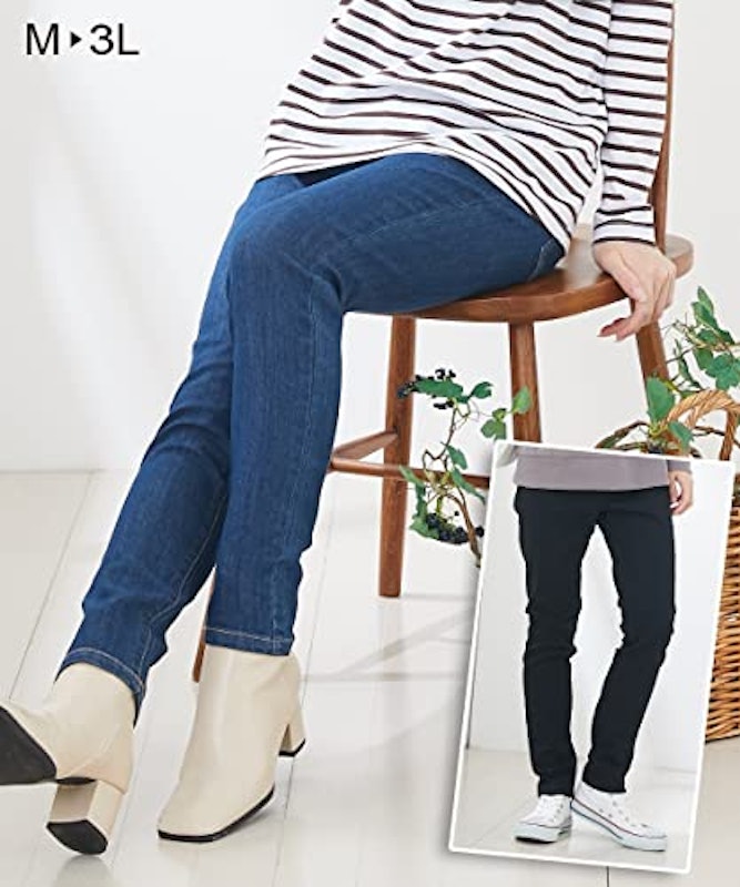 産前 マタニティスキニーストレッチパンツ 2