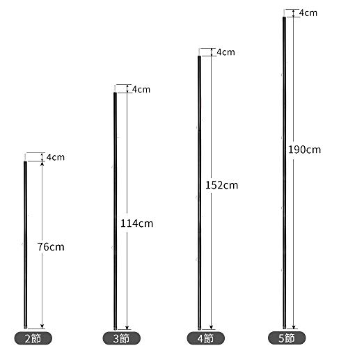 Soomloom outdoor タープ用ポール 6
