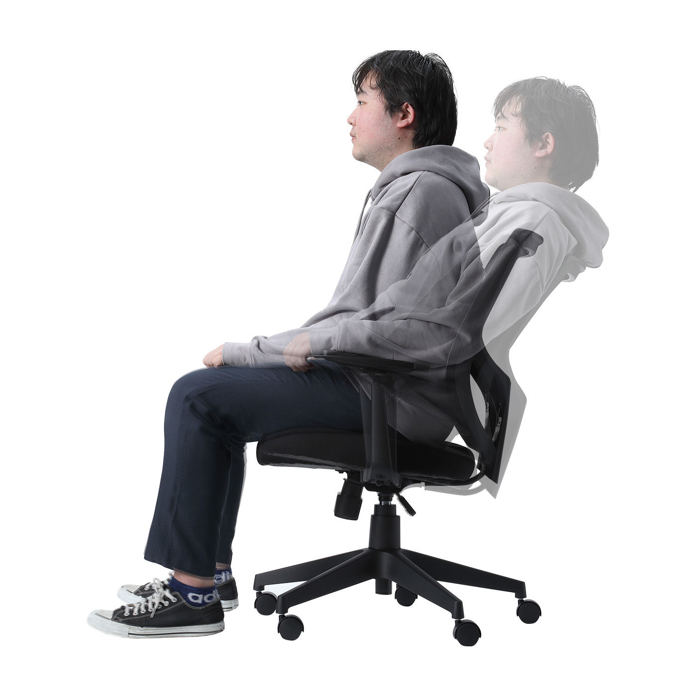 無印良品 ワーキングアームチェア 背メッシュをレビュー