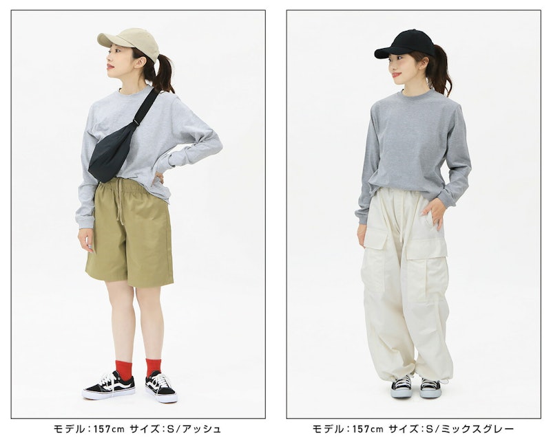 5.6オンス ロングスリーブ Tシャツ 4