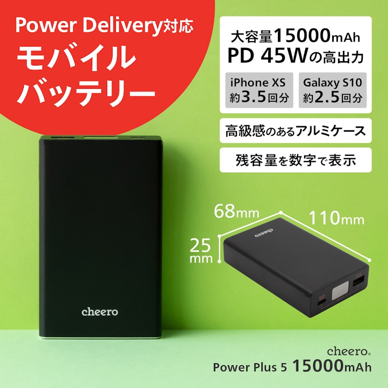 Power Plus 5 15000mAh with Power Delivery 45W 2