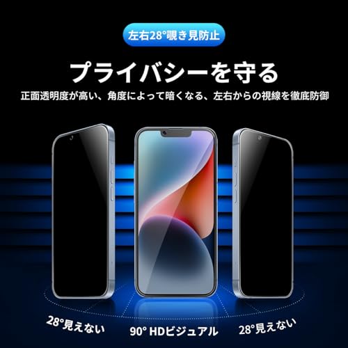 iPhone14 ガラスフィルム 3