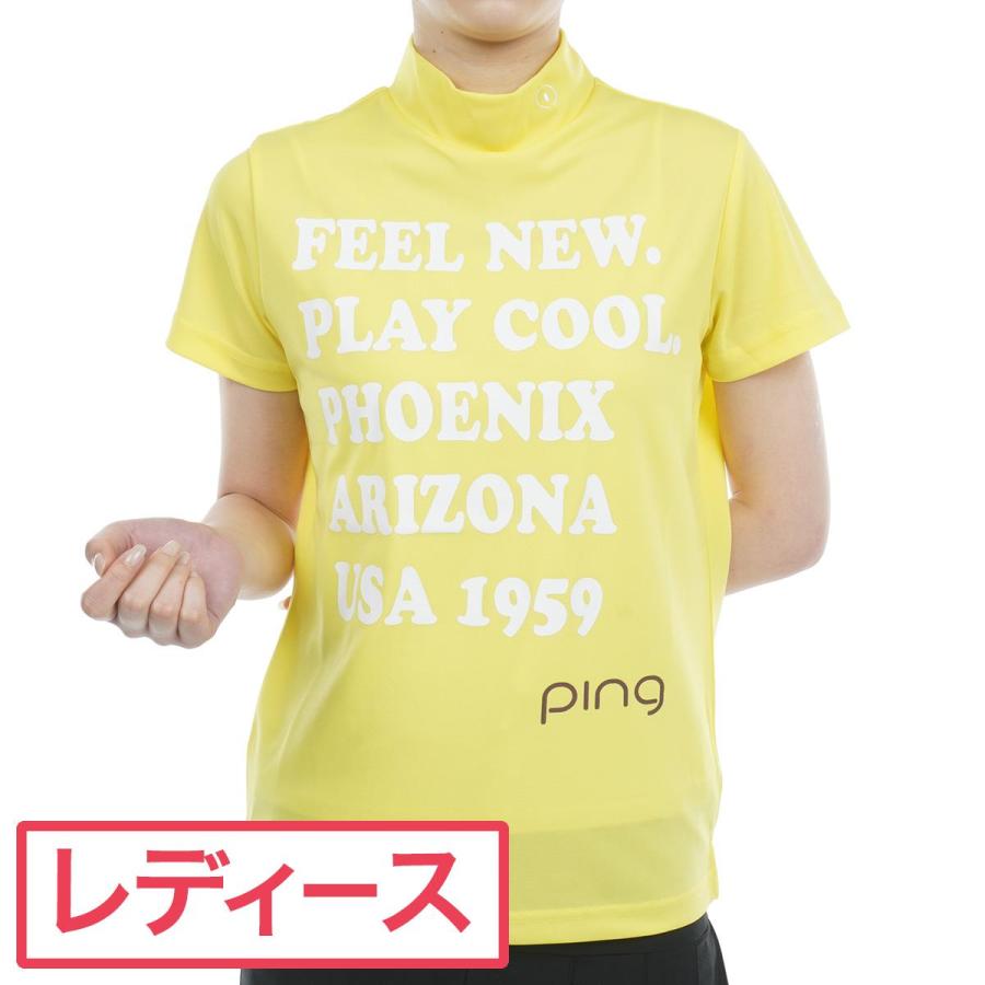 PING APPAREL カノコストレッチ半袖ハイネックカットソー 1