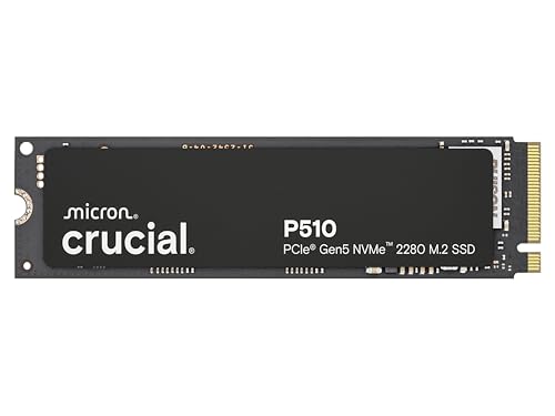 Crucial P510 1TB PCIe Gen5 NVMe M.2 SSD 1