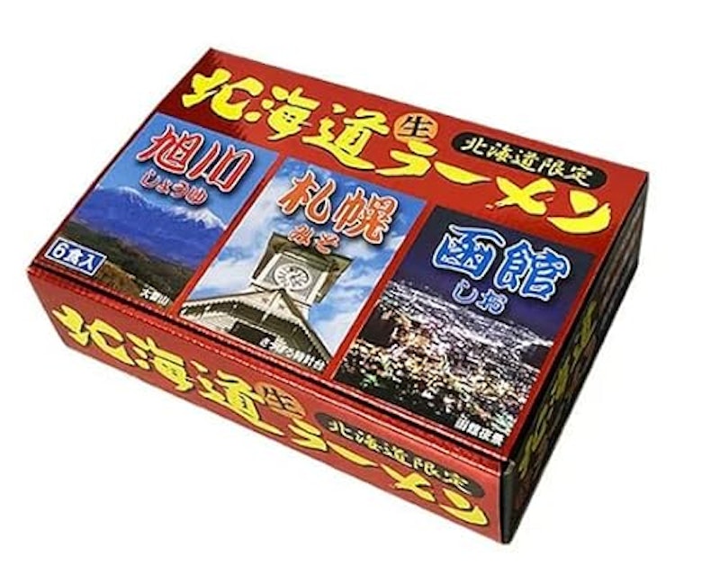 北海道生ラーメン スープ付き 6食入り 1