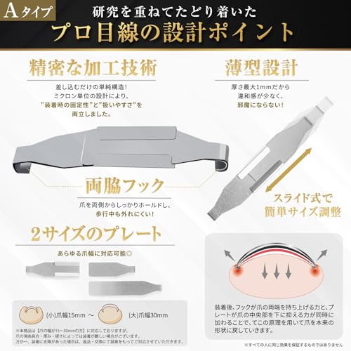 巻き爪 クリップ 4