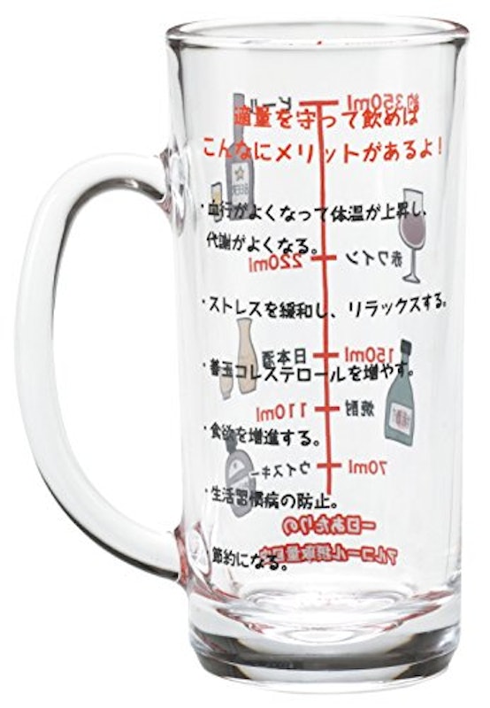 アルコール摂取適量 ジョッキ 2