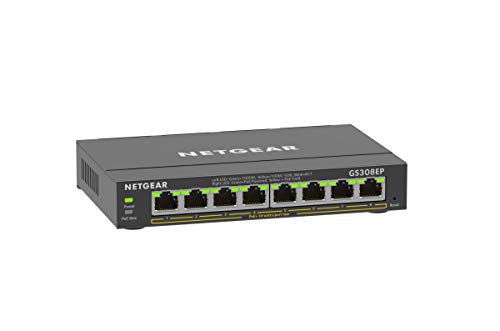 ギガビット8ポート PoE+対応 アンマネージエッセンシャスイッチ（62W） 1
