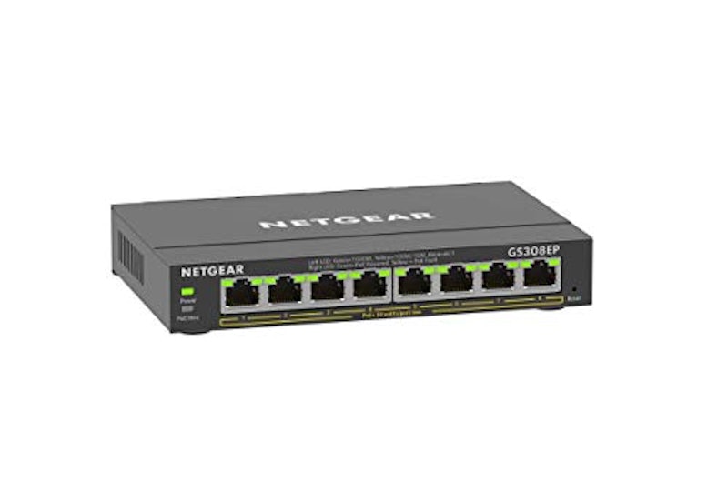 ギガビット8ポート PoE+対応 アンマネージエッセンシャスイッチ(62W) 1