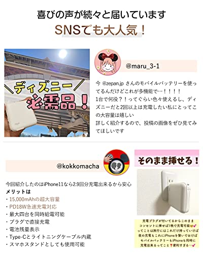 ACプラグ内蔵モバイルバッテリー 5