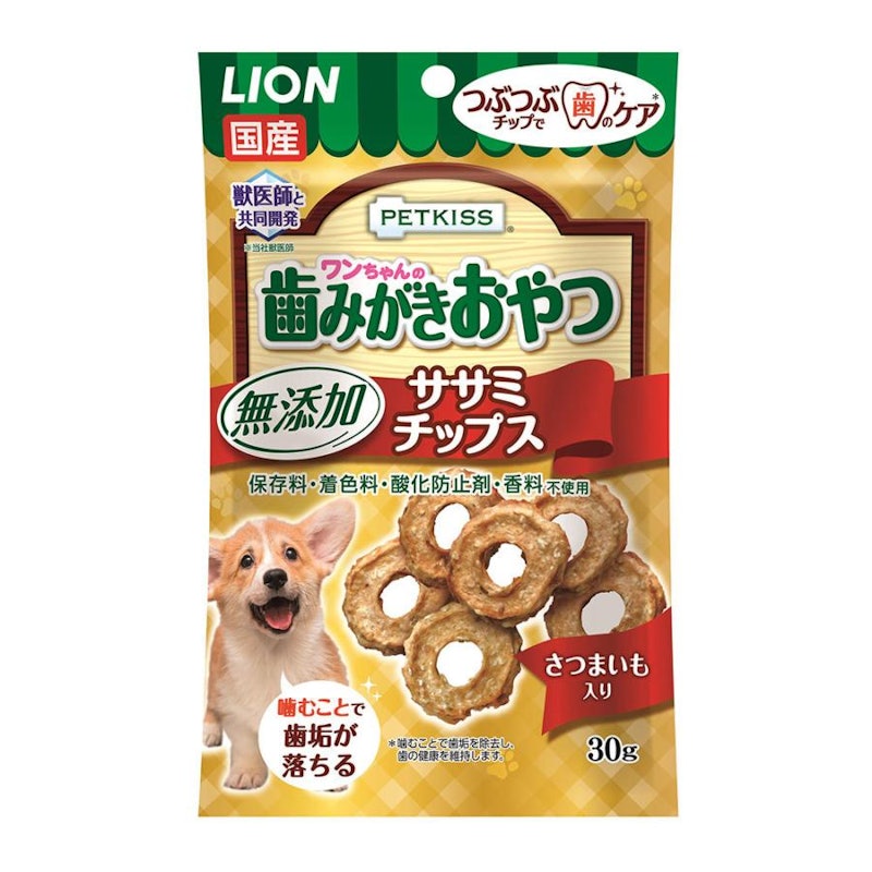 ワンちゃんの歯みがきおやつ 無添加ササミチップス さつまいも入り 1