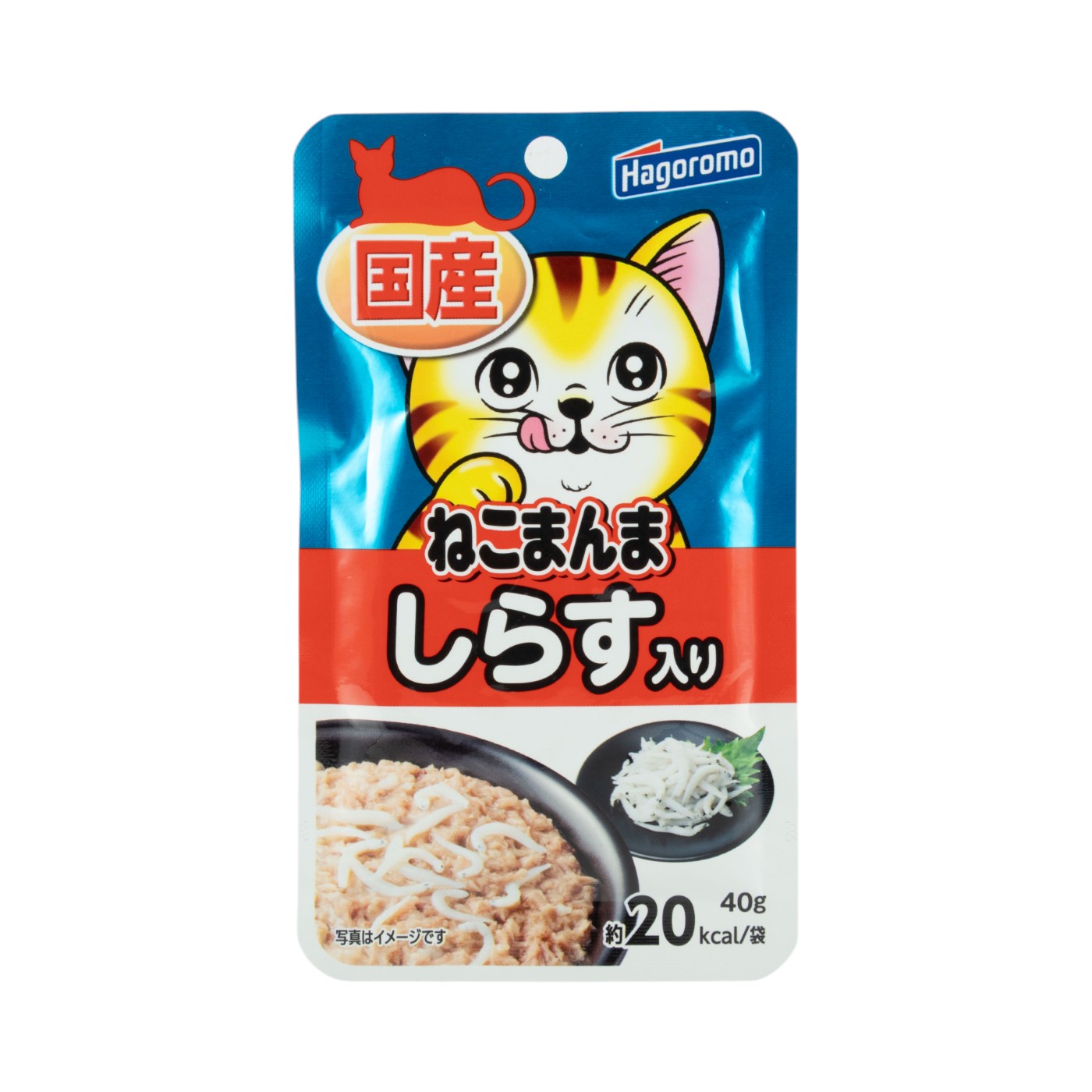 はごろもフーズ パウチ しらす入り猫用ウエットフード 40g×70個 ねこまんま パウチしらす入り 40g×2袋 はごろも 家族品質 | チャーム