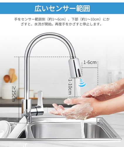 自動センサー水栓 3