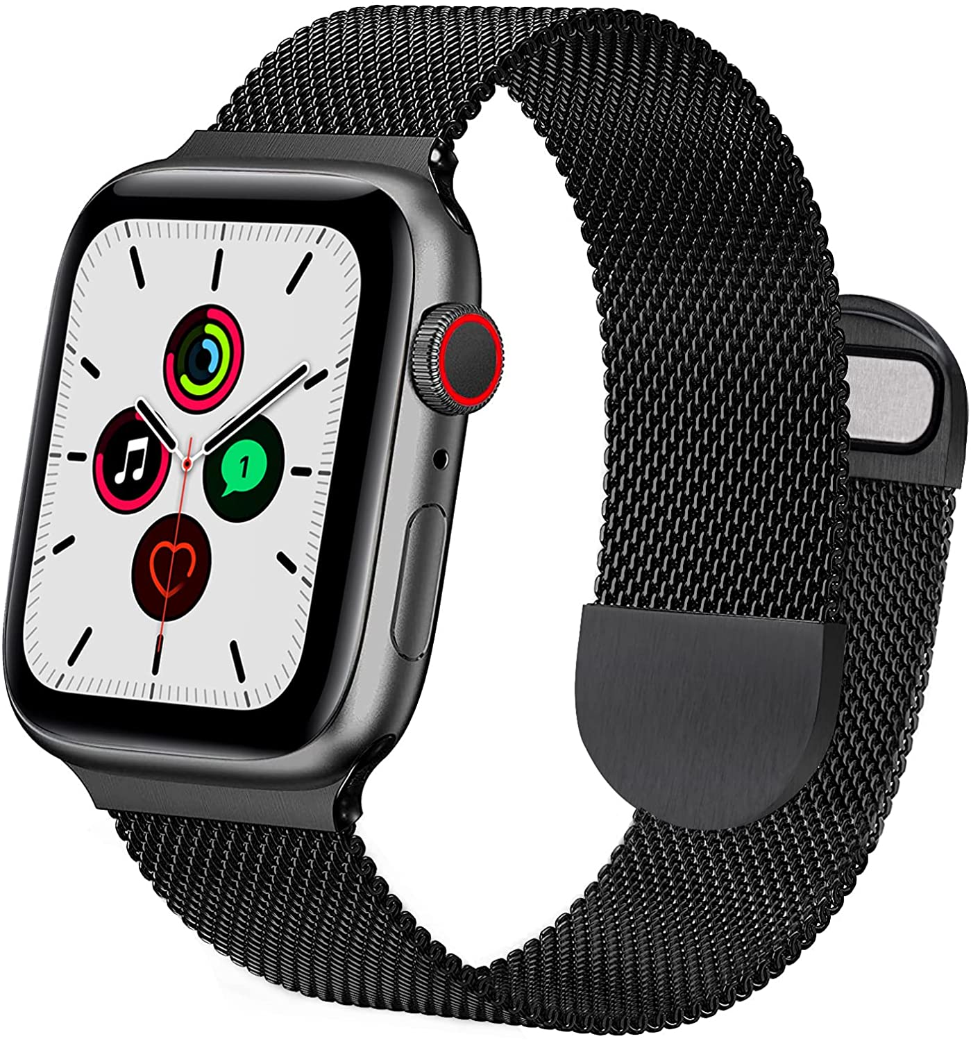 即納-96時間限定 Apple Watch se スポーツバント、ミラネーゼループ
