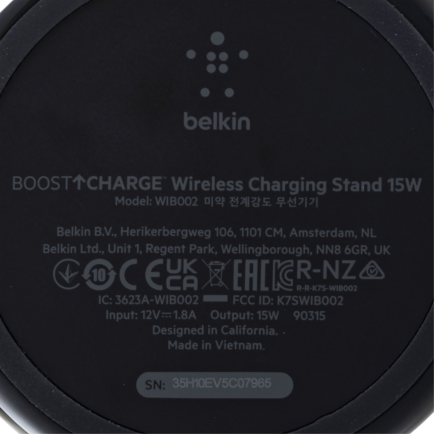 BOOST↑CHARGE Wireless Charging Stand 15W 7