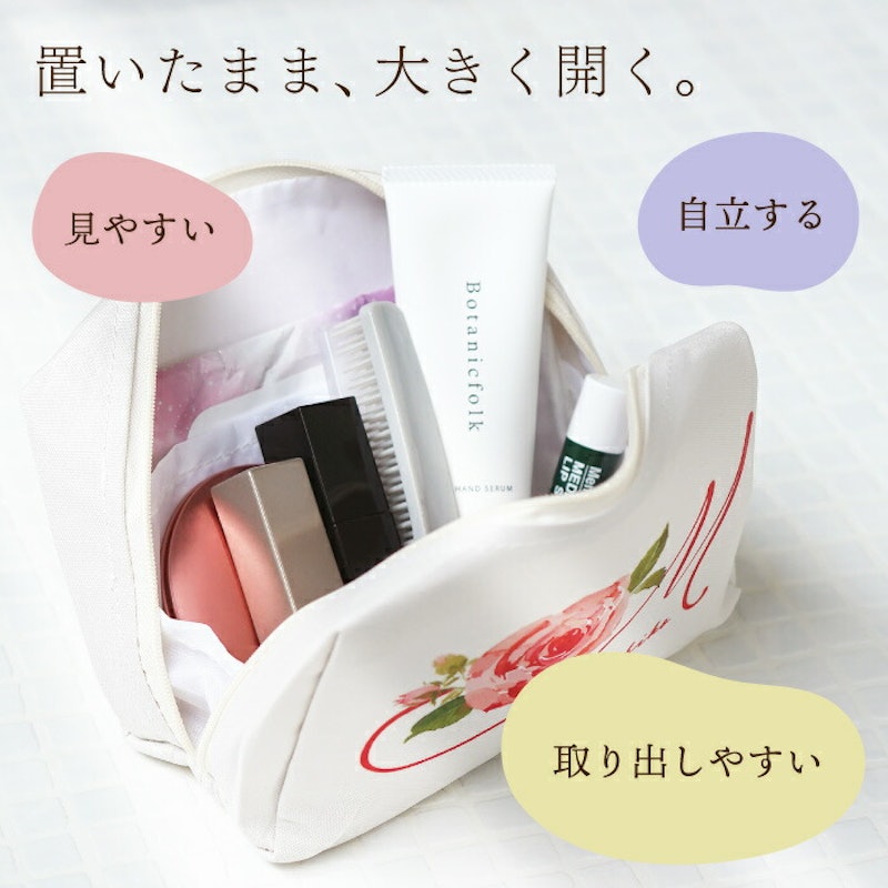 イニシャルポーチ 花づくし ギフト セット 6