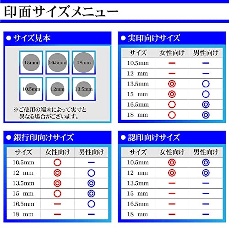 印鑑セット 黒水牛芯持 3