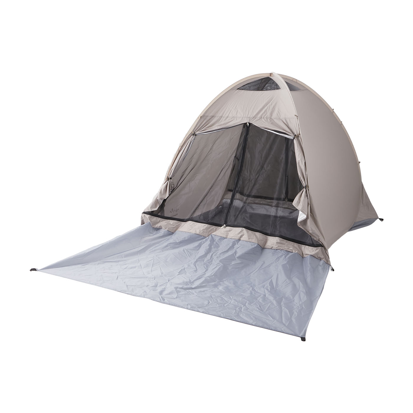 空気で膨らむエアーフレームテント 軽量コンパクト 2人用 収納バッグ