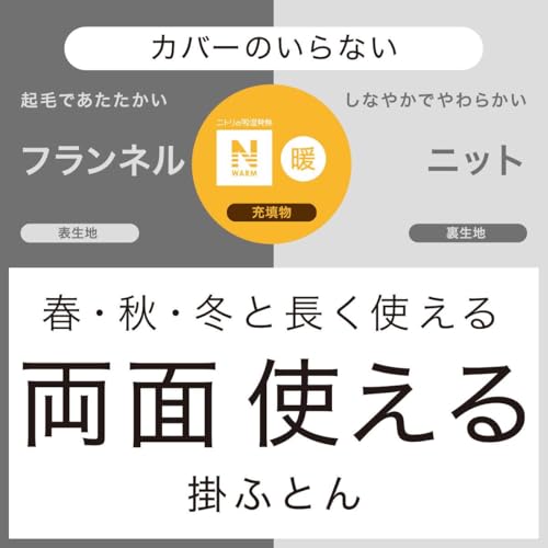 カバーのいらない両面掛ふとん 10