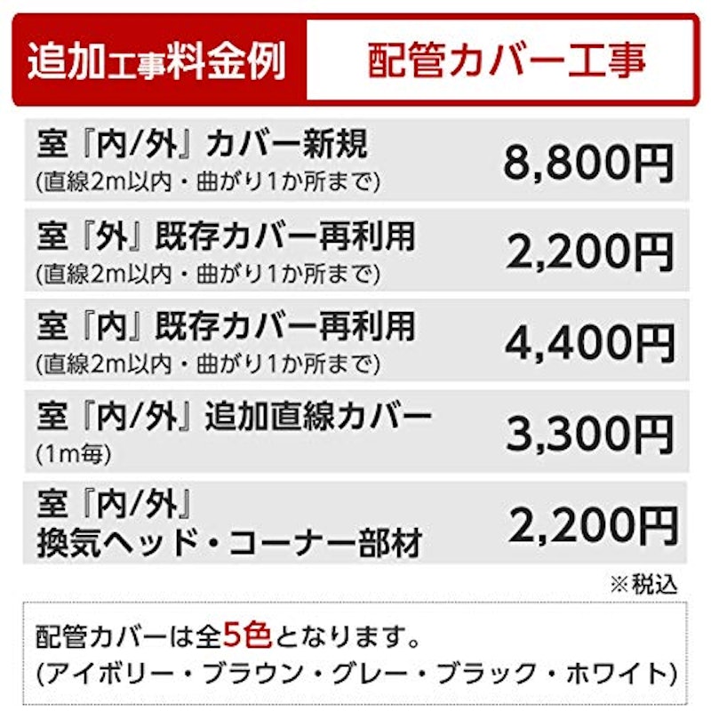 エアコン 18畳用 5